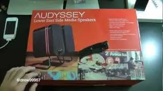 Audyssey Lower East Side Media Speakers Unboxing