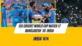 India vs Bangladesh|World Cup match 17|