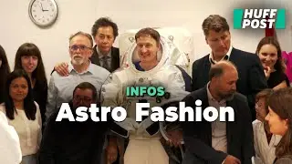 Pierre Cardin signe les tenues des astronautes européens, et voulait que ça se sache