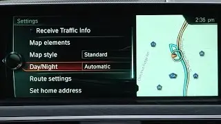 Customize Your iDrive Map Display | BMW How-To