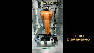 Greasing cell with KUKA robot
