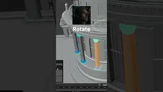 Как расставить объекты по кругу/How to arrange objects in a circle #blender3dmodel #3d #3dtutorial
