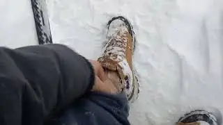 снег на плоской кровле