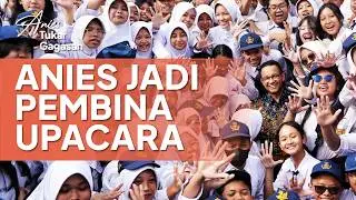 Anies Jadi Pembina Upacara SMP 5 Yogyakarta