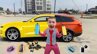 Lada Vesta of Mr. Nick VS Painted Chevrolet CAMARO | Fun Race for KIDS 13+