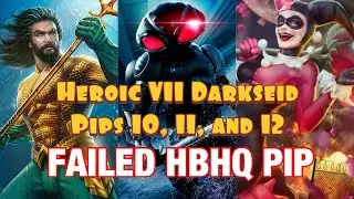 Pips 10, 11, and 12 vs H7 Darkseid - HBHQ pip fail! | Solo Raids | Injustice 2 Mobile