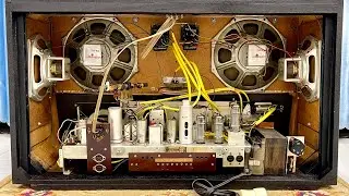 Radio đèn Philips Capella (Stereo). Khủng long bạo chúa. 4 loa bên trong. Siêu phẩm, hiếm gặp.