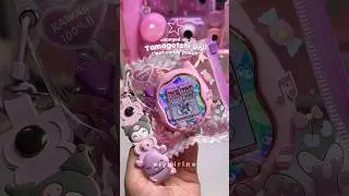 very cutesy 🍬🤏🏻😋 #tamagotchi #kuromi #sanrio #tamagotchiuni #kawaii