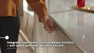 Discover Miel dishwashers with automatic knock to open