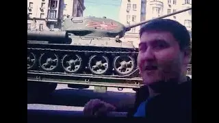 Танк Армата. Подготовка к параду, к 70 лет Великой победы. г.Москва