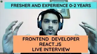 React.js Frontend Fresher Interview || 0-2 Year Experience || 4-8LPA || HTML || CSS || JavaScript
