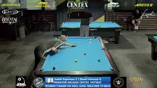 Hotseat Justin Espinosa vs David Henson / 2024 Predator Arcadia CenTex Pool Tour Stop #4