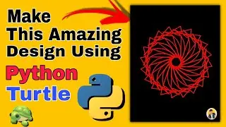 Make Amazing design using python turtle || Python turtle tutorial for beginners #python #turtle