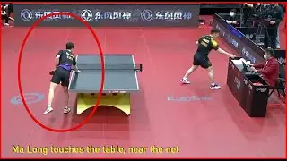 Why do pro table tennis players rub their hands on the table?