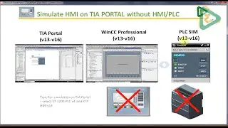 Siemens PLC and WinCC HMI Simulation with TIA Portal (Hindi/Urdu)