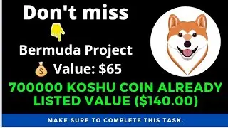 Lested AirDrop 205$ | Big Profit AirDrop | KOSHU Coin | Bermuda Coin | 2 Airdrop already Swap Token