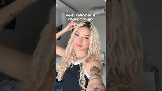 vem retocar a raiz do meu loiro comigo🤍