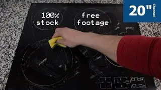Cleaning an induction hub