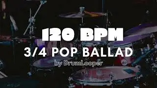 120 BPM 3⁄4 Pop Ballad Drum Loop | Practice Tool + Free Download