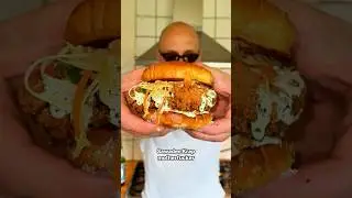 Crazy Thai Fried Chicken Sandwich 🇹🇭🐔🔥