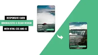 Create a Clean Card UI using HTML, CSS, JAVASCRIPT & SPLIDEJS [Responsive design]