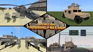 Operation Enduring Freedom US army add-on Minecraft v.1.21.41 MCPE MCBE NEW UPDATE