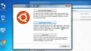 How to install Ubuntu inside Windows using Wubi