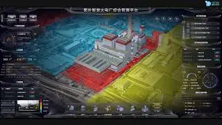 Web Cesium (GIS) Visualization | Drone Photography | Thermal Power Plant | 3D Digital Twin