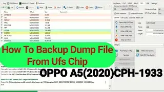 HOW TO BACKUP DUMP FILE FROM UFS CHIP | READ AND SAVE DUMP FILE FROM UFS CHIP