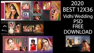 2020 BEST WEDDING 12x36  Vidhi PSD File Part 03 Free Download
