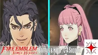 Balthus & Hilda Romance | The Ashen Wolves | C-A Support | Fire Emblem: Three Houses