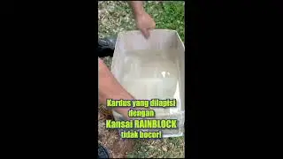 UJI KETAHANAN WATERPROOFING KANSAI - RAIN BLOCK