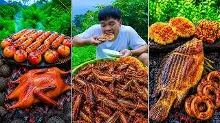 Best real food ever! | Baked Peaches, Whole Roasted Duck | Tiktok Funny Videos