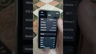 ios 16.7.7 on iphone x #shorts #tech #ios