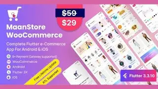 MaanStore - Flutter eCommerce Full App  || How to make Woocommerce Flutter app without coding