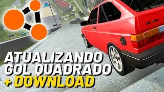 GOL QUADRADO NA ESCADARIA !!! BeamNG Drive