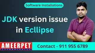 JDK version issue in Eclipse | Ameerpet Technologies | By Srinivas