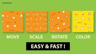 How to Move, Rotate, and Scale a Pattern in Adobe Illustrator [TUTORIAL!]