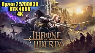 THRONE AND LIBERTY RTX 4090 & Ryzen 7 5700X3D | 4K EPIC Settings & DLSS | FRAME-RATE TEST