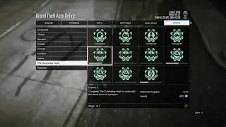 GTA Online: Checking stats and nearly got wrecked