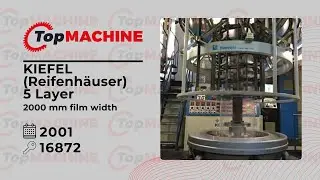KIEFEL (REIFENHÄUSER) 5 Layer Co-extruder for blown film machine used
