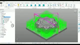 Autodesk PowerMill  - Changing Rapid height plane for Selected workplane