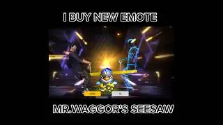I BUY MR.WAGGOR'S SEESAW EMOTE || GARENA FREE FIRE #freefire #shorts