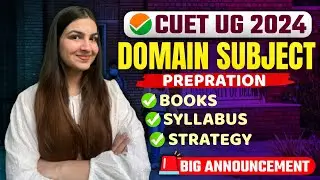 CUET 2024 Domain Subjects Preparation, Books, Syllabus, Strategy | How to prepare? CUET UG 2024