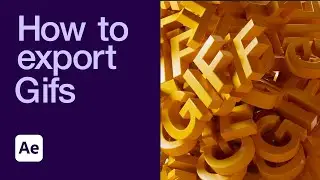 Export GIFs from After Effects Fast and Free