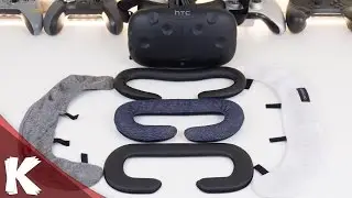 HTC VIVE |  VR Cover Unpacking x 5 | First Impressions | Face pad Alternatives