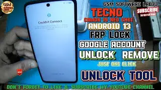 How to FRP bypass Tecno Camon 19|Tecno Camon 19 Neo CH6i Google Account Remove by Unlock Tool