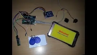Arduino RFID Card Reader with Display Shield App