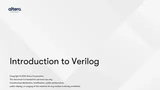 Verilog HDL Basics