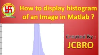 Histogram of an Image in Matlab...
